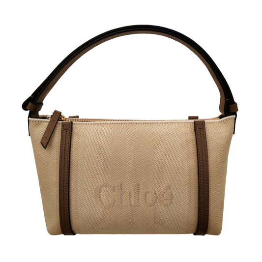 CHLOÉ Carry Shoulder Bag in Canvas