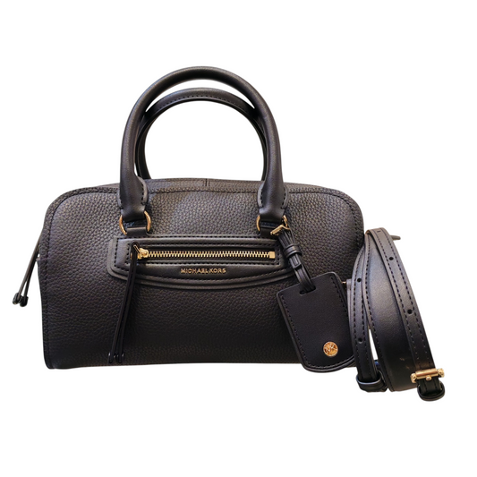 MICHAEL KORS Jet Set Travel XS Pebbled Leather Duffle Crossbody Bag