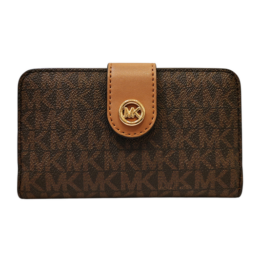 MICHAEL KORS MK Pop Charm Medium Signature Logo Wallet