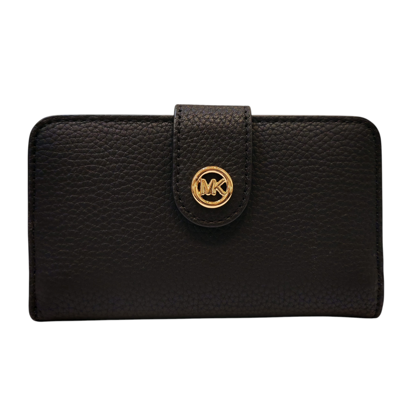 MICHAEL KORS MK Pop Charm Medium Pebbled Leather Wallet