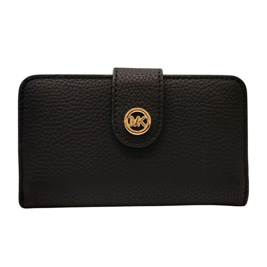 MICHAEL KORS MK Pop Charm Medium Pebbled Leather Wallet