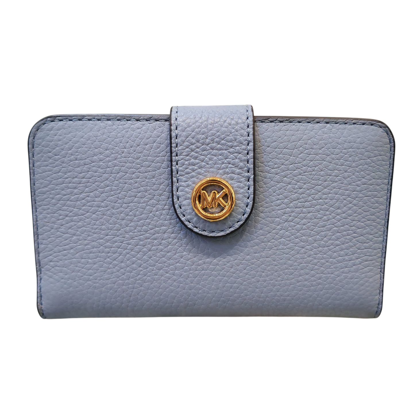 MICHAEL KORS MK Pop Charm Medium Pebbled Leather Wallet