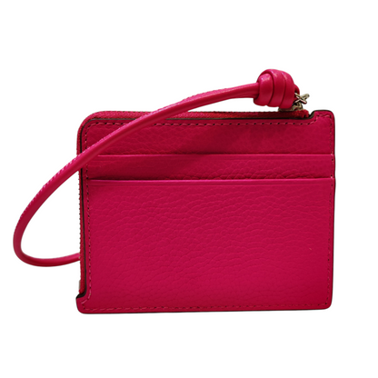MICHAEL  KORS  JET SET Small  Pebbled  Leather  Card  Case