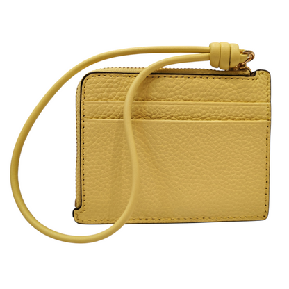 MICHAEL KORS JET SET Small Pebbled Leather Card Case