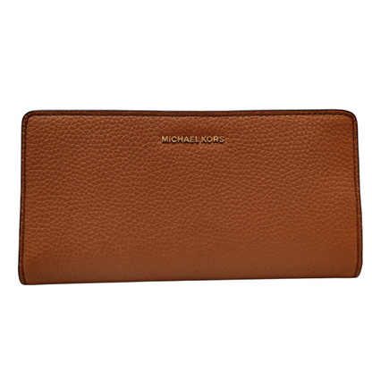 MICHAEL  KORS  BRYANT  Large  Pebbled  Leather  Snap-Front  Wallet