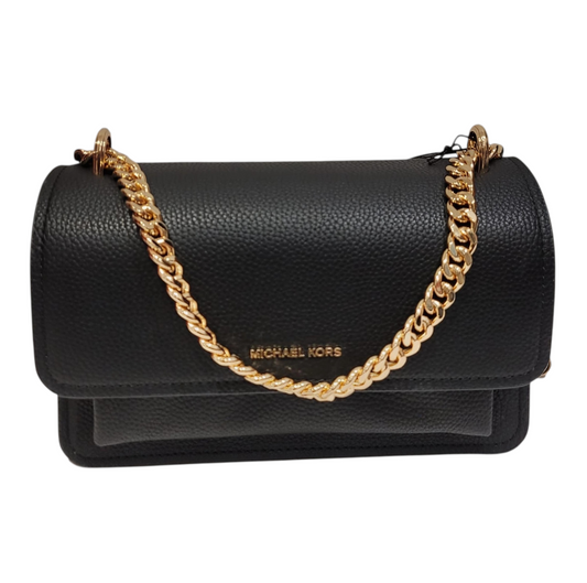 MICHAEL  KORS  CLAIRE Large Pebbled Leather Convertible Shoulder Bag