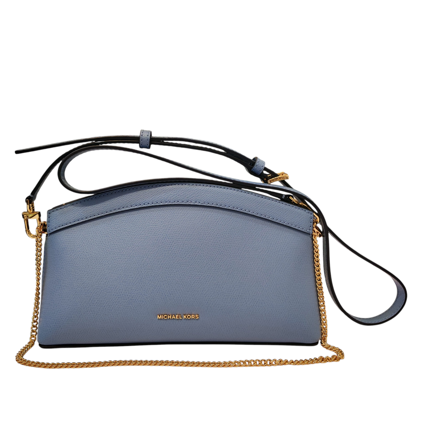 MICHAEL KORS ATHENA Small Leather Convertible Cluth