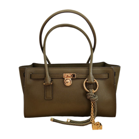MICHAEL KORS Hamilton Moderne Small Leather Satchel