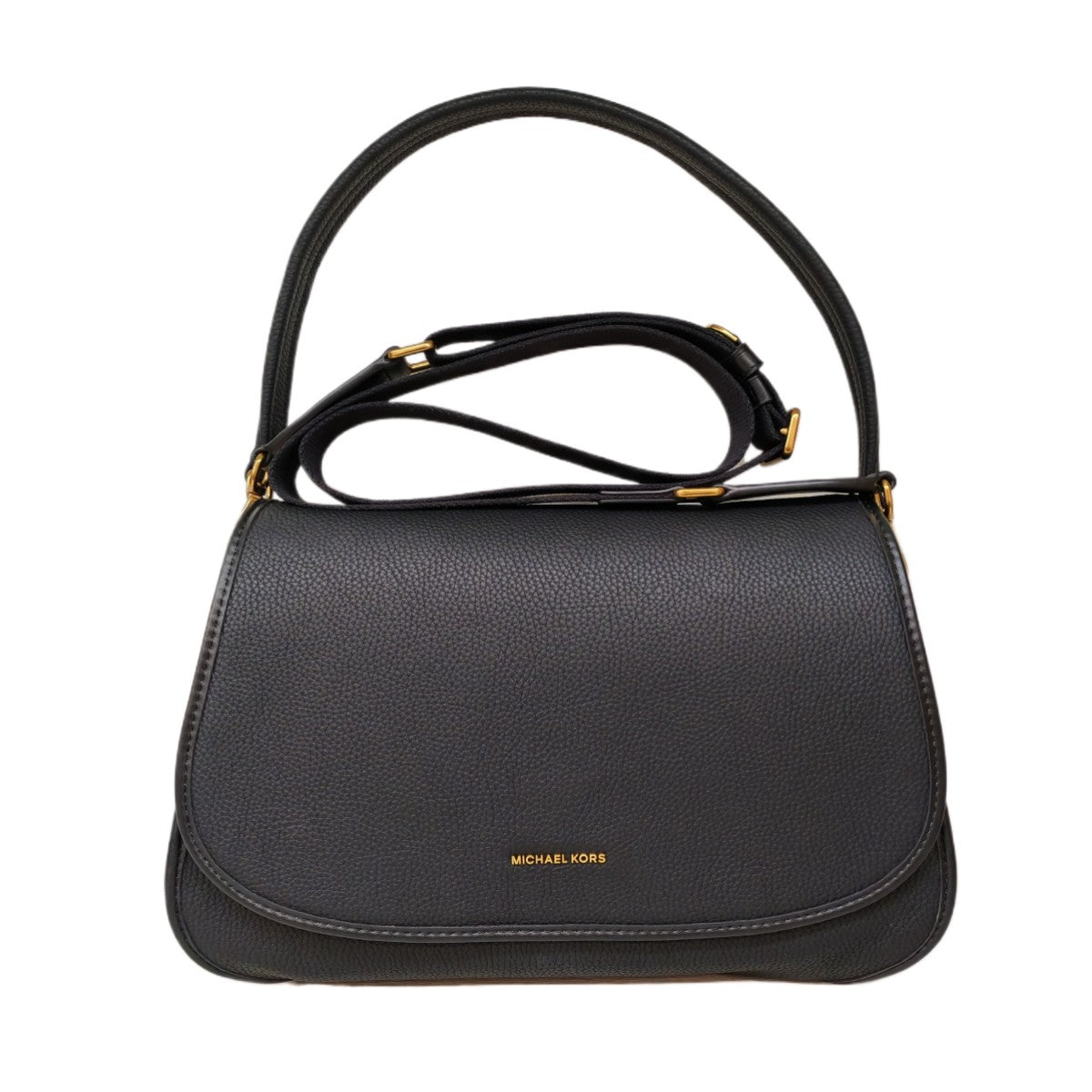 MICHAEL KORS Holmes Medium Pebbled Leather Convertible Messenger Bag