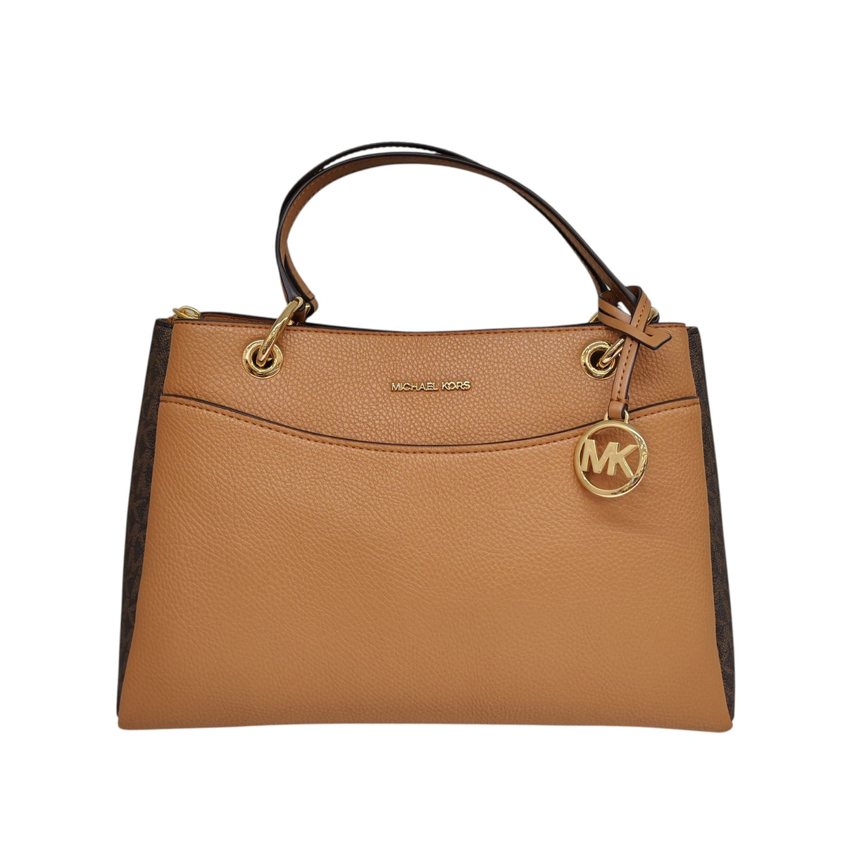 MICHAEL KORS May Medium Signature Logo Triple Compartments Shoulder Bag
