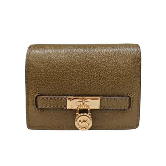 MICHAEL KORS Hamilton Moderne Small Pebbled Leather Compact Wallet