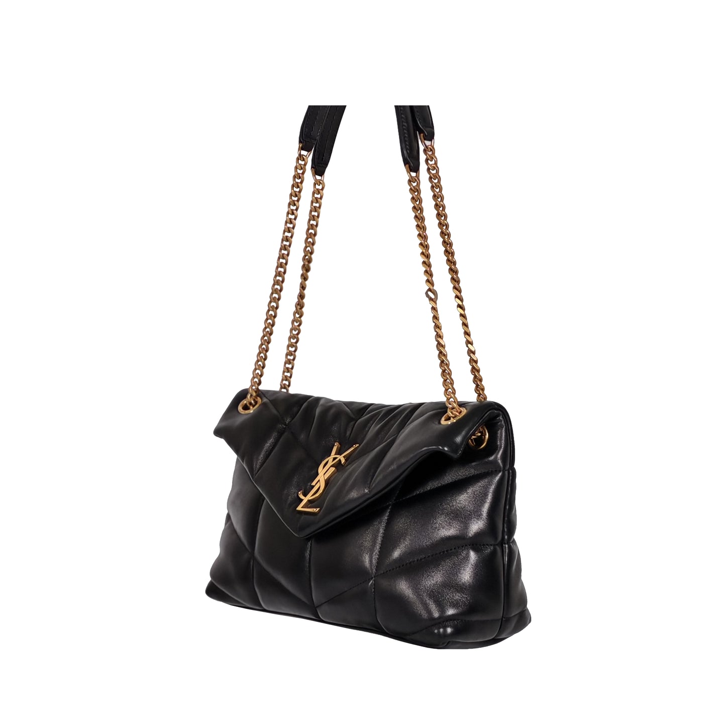 SAINT LAURENT PUFFER SMALL in NAPPA LEATHER