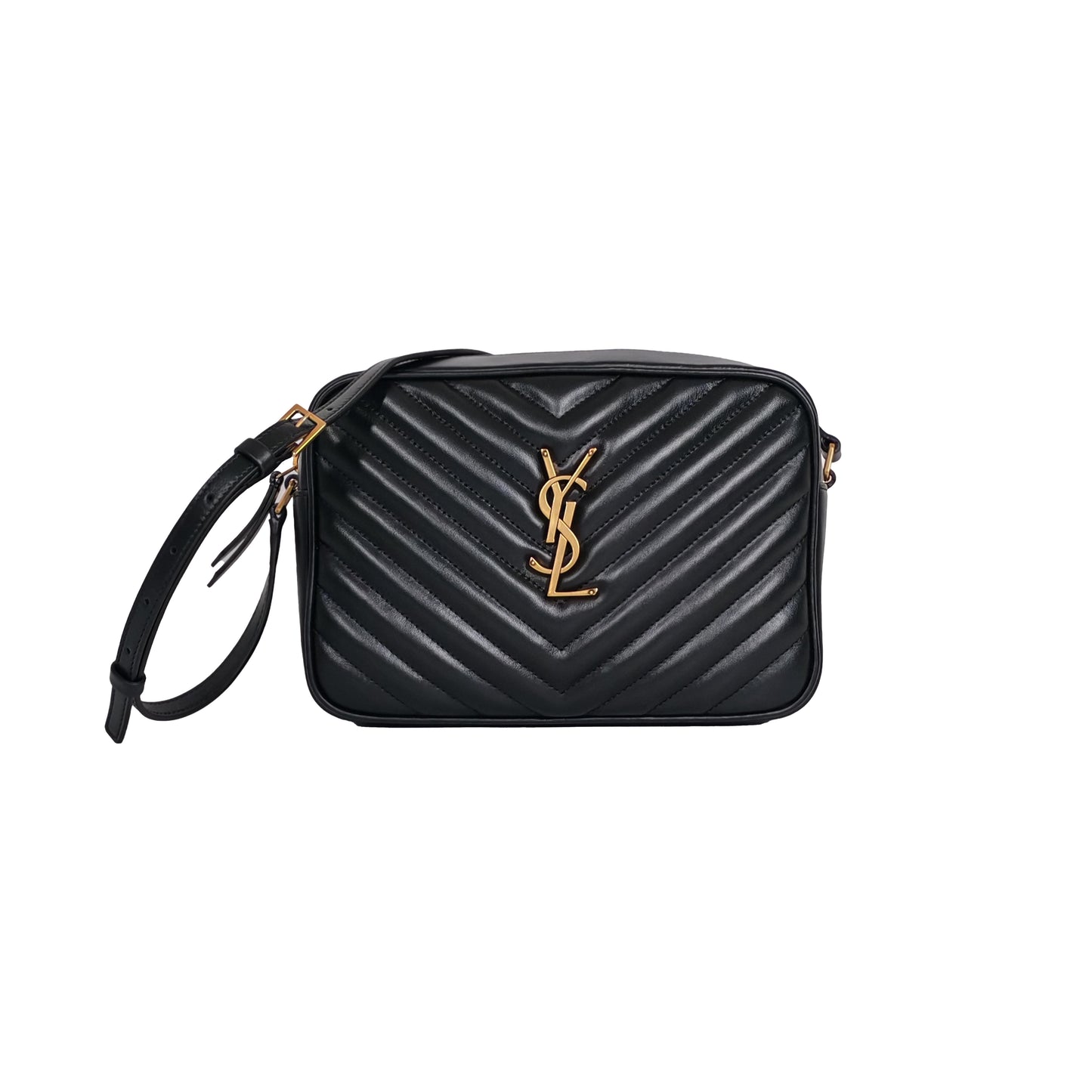 SAINT LAURENT LOU CAMERA BAG in Quilted Leather