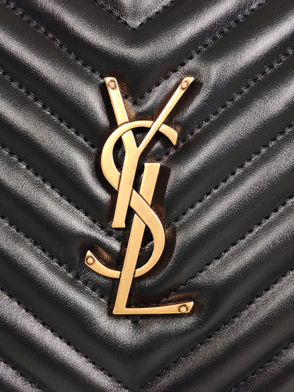 SAINT LAURENT LOU CAMERA BAG in Quilted Leather