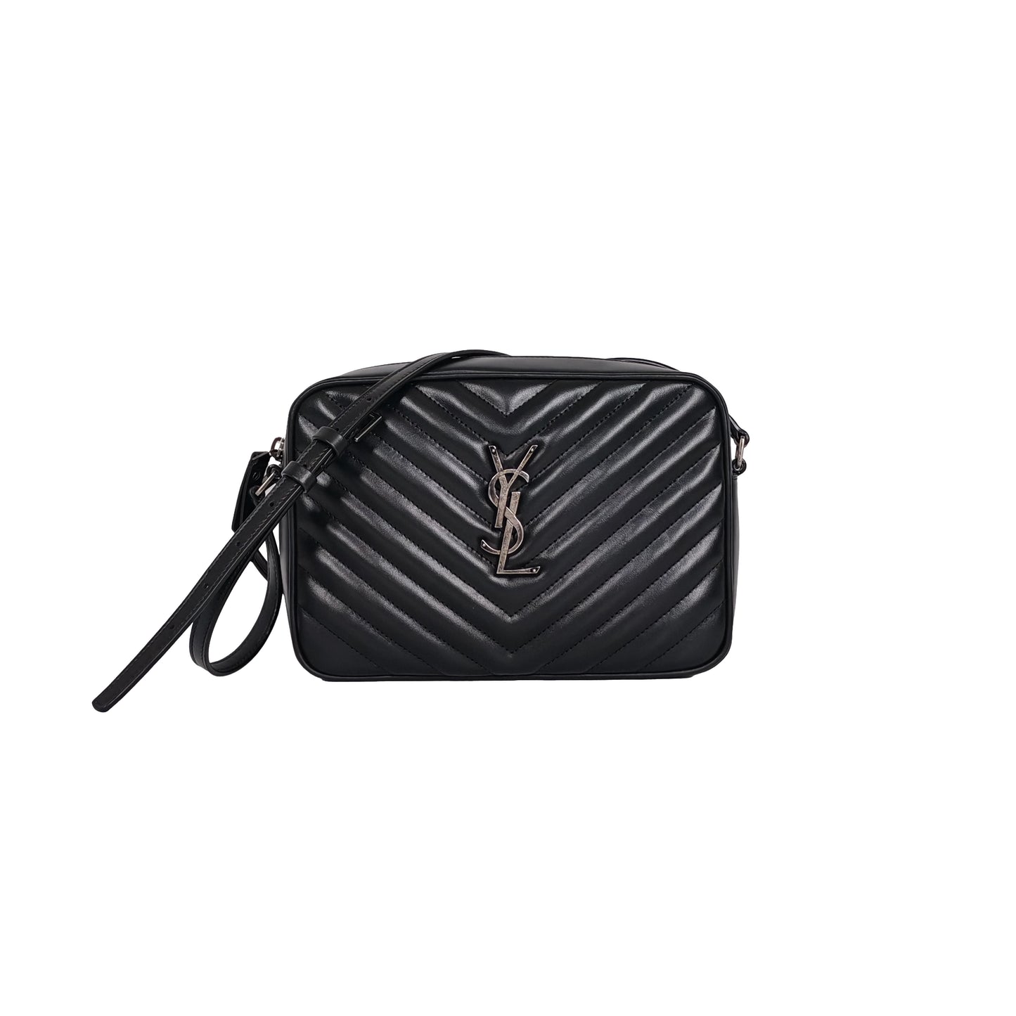 SAINT LAURENT LOU Camera Bag in Quilted Leather