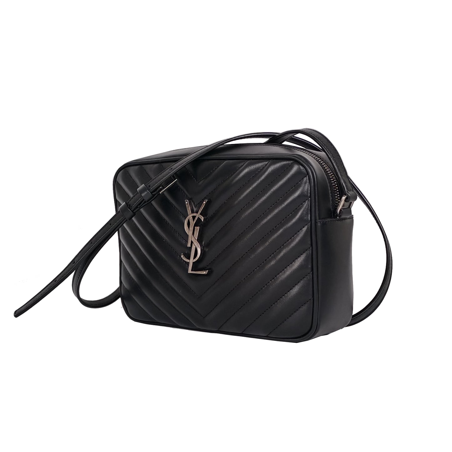 SAINT LAURENT LOU Camera Bag in Quilted Leather