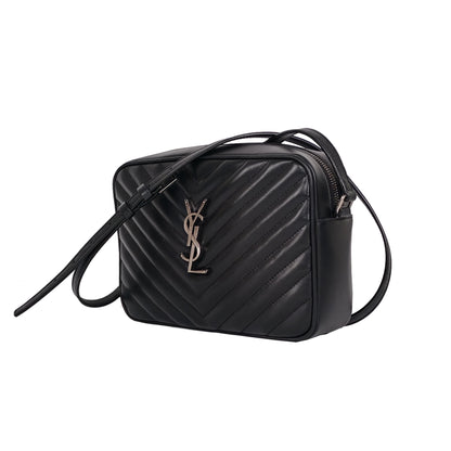 SAINT LAURENT LOU Camera Bag in Quilted Leather