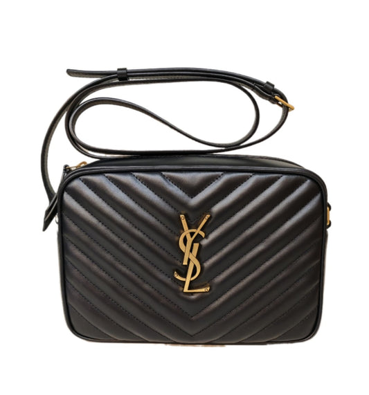 SAINT LAURENT LOU CAMERA BAG in Quilted leather