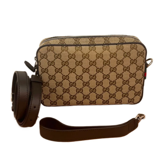 GUCCI GG Canvas Small Crossbody Bag