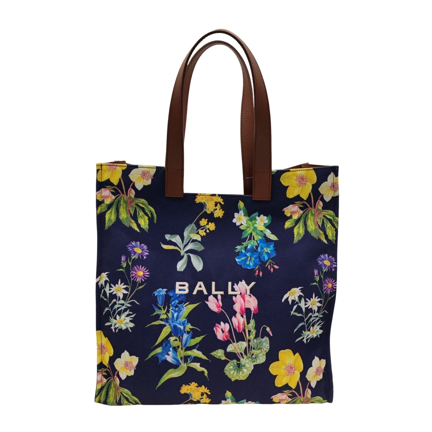 BALLY FLORAL PRINT TOTE BAG