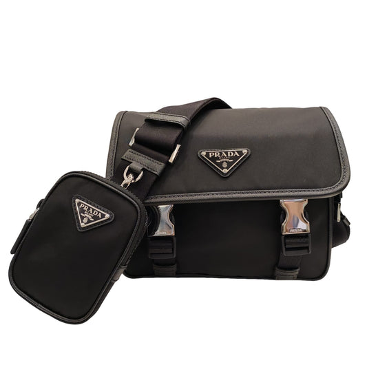 PRADA Re-Nylon and Saffiano leather Shoulder bag