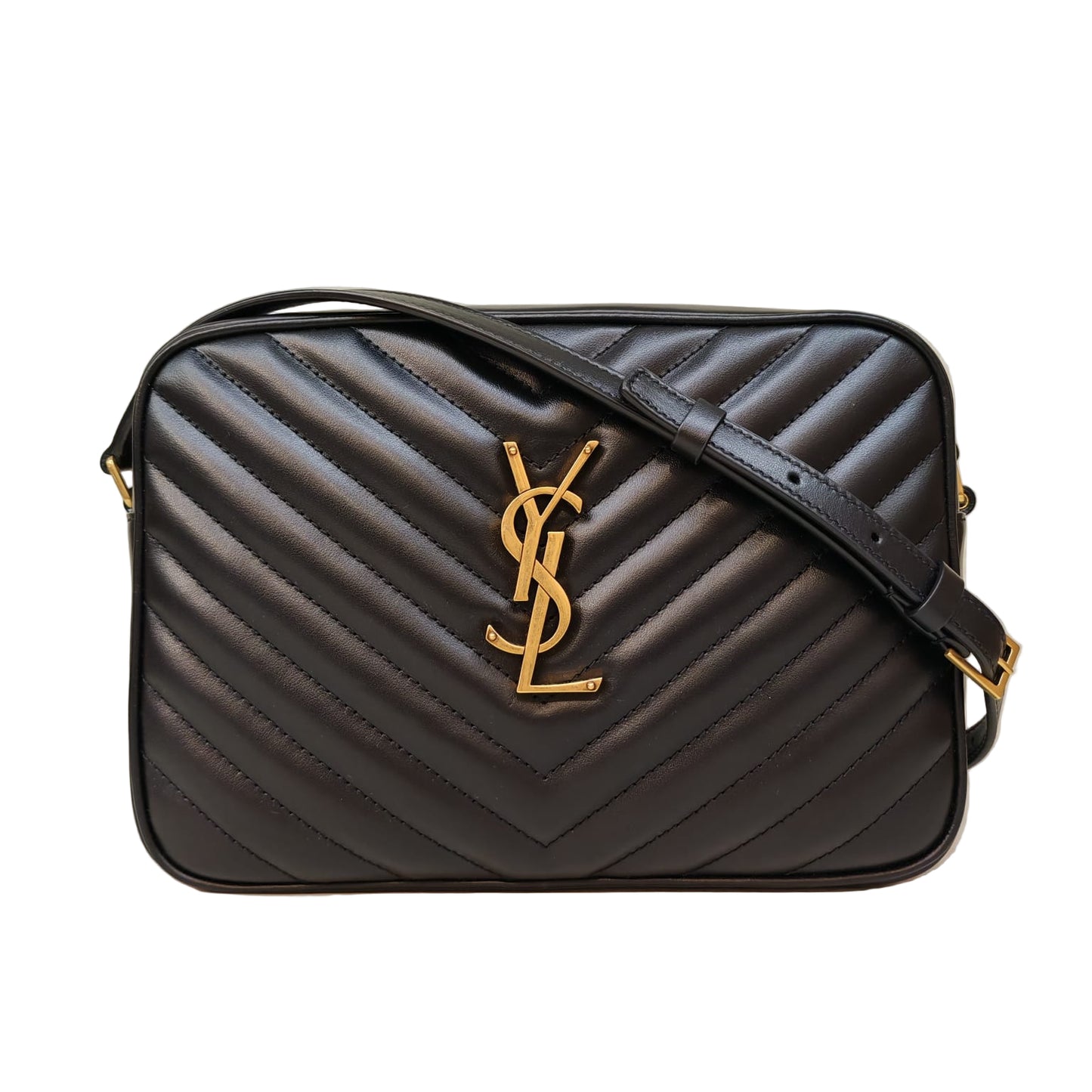 SAINT  LAURENT  LOU CAMERA BAG IN QUILTED LEATHER