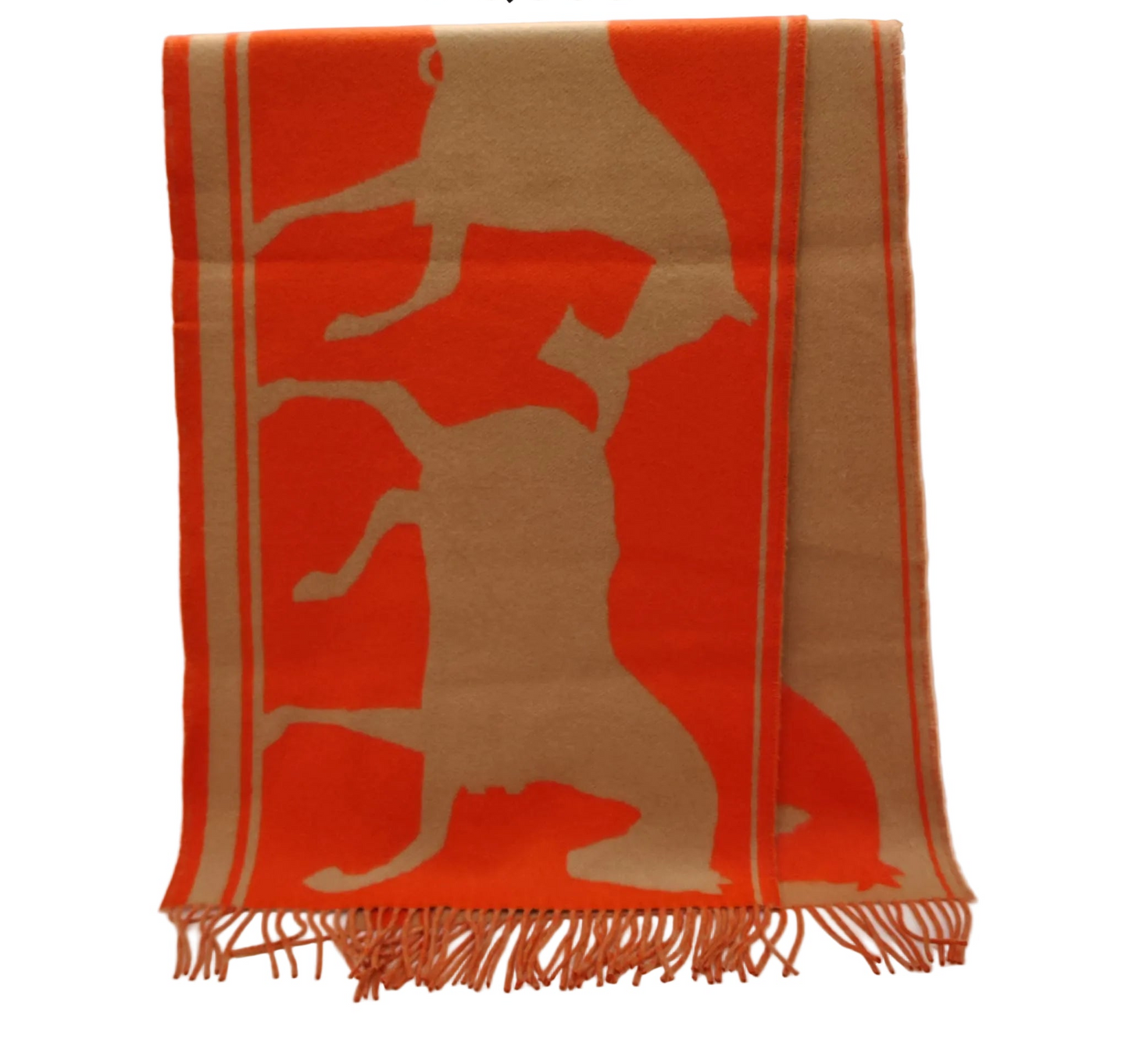 HERMÈS Casaque Tête a Queue Scarf