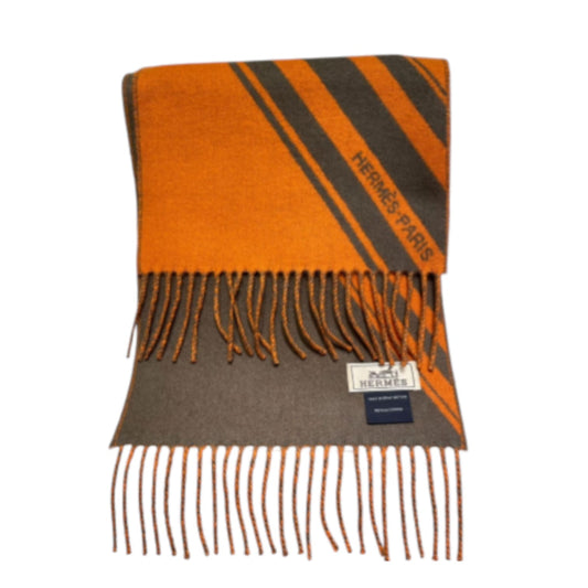 HERMÈS Sangle en Zig Zag Scarf