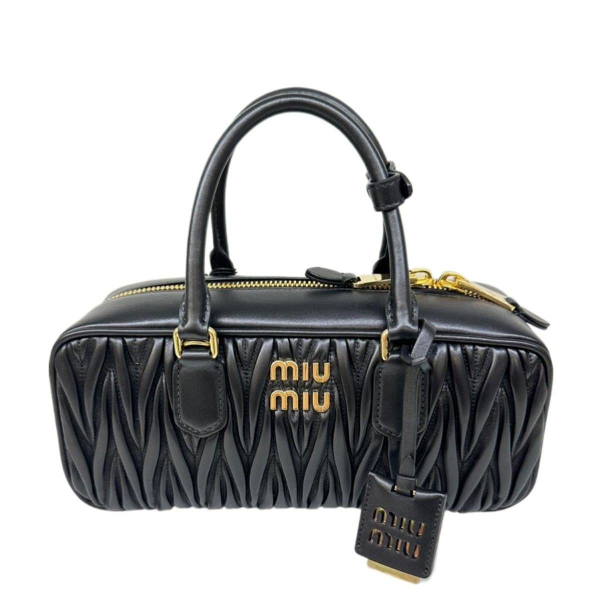MIUMIU Arcadie matelassé nappa leather bag