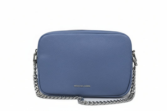 Michael Kors Bryant Medium Leather Double Zip Chain Camera Crossbody