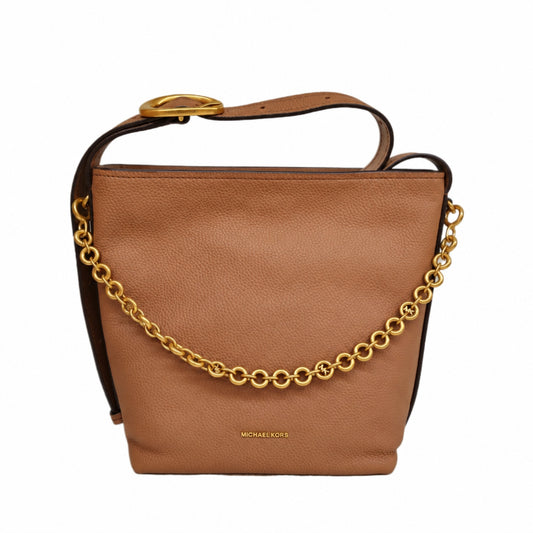 MICHAEL KORS Nolita Small Bucket Messenger with Chain