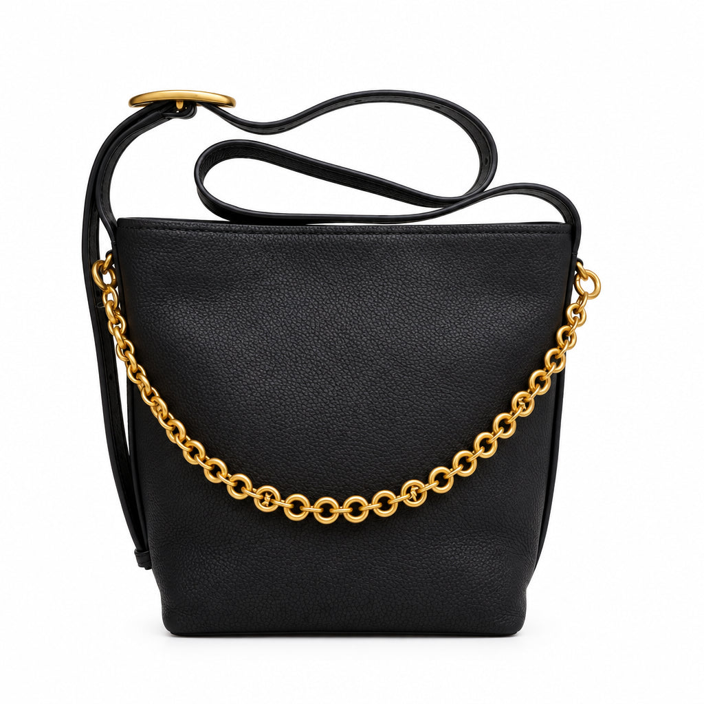 MICHAEL KORS Nolita Small Bucket Messenger with Chain