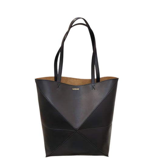 LOEWE MEDIUM PUZZLE FOLD TOTE in Shiny Calfskin