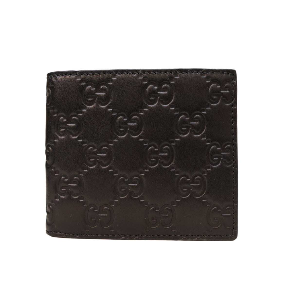 GUCCI GG Emblem Bi-fold Wallet