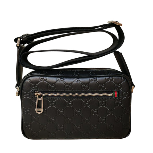 GUCCI Emblem Small Crossbody Bag