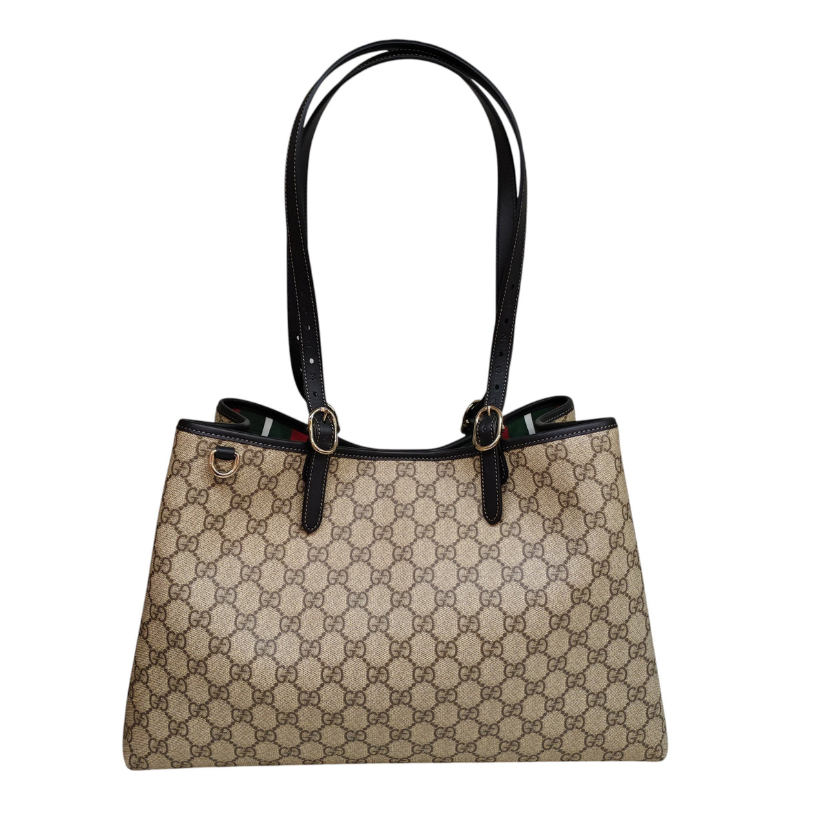 GUCCI GG Emblem Large Tote Bag