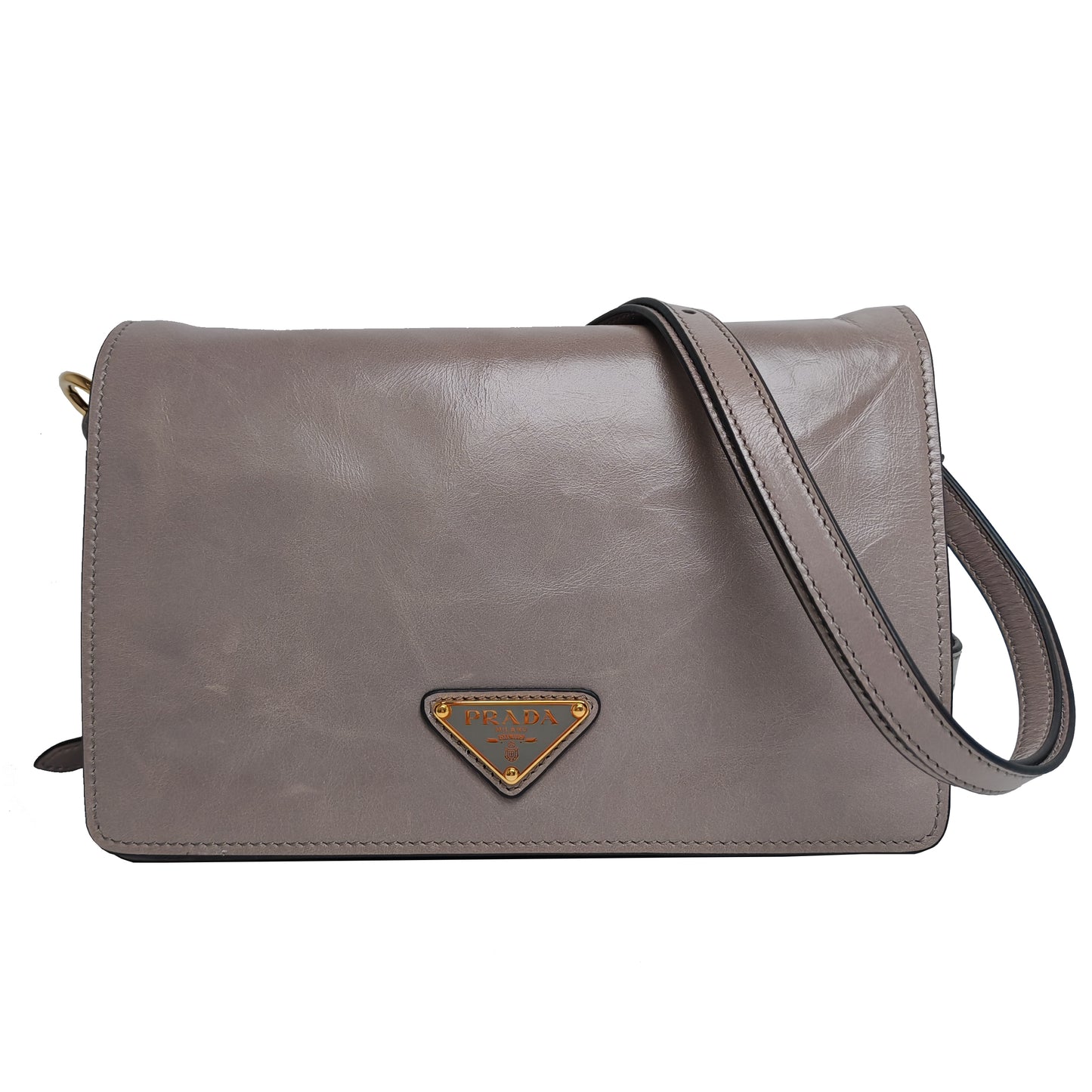 PRADA  Leather  Shoulder  Bag