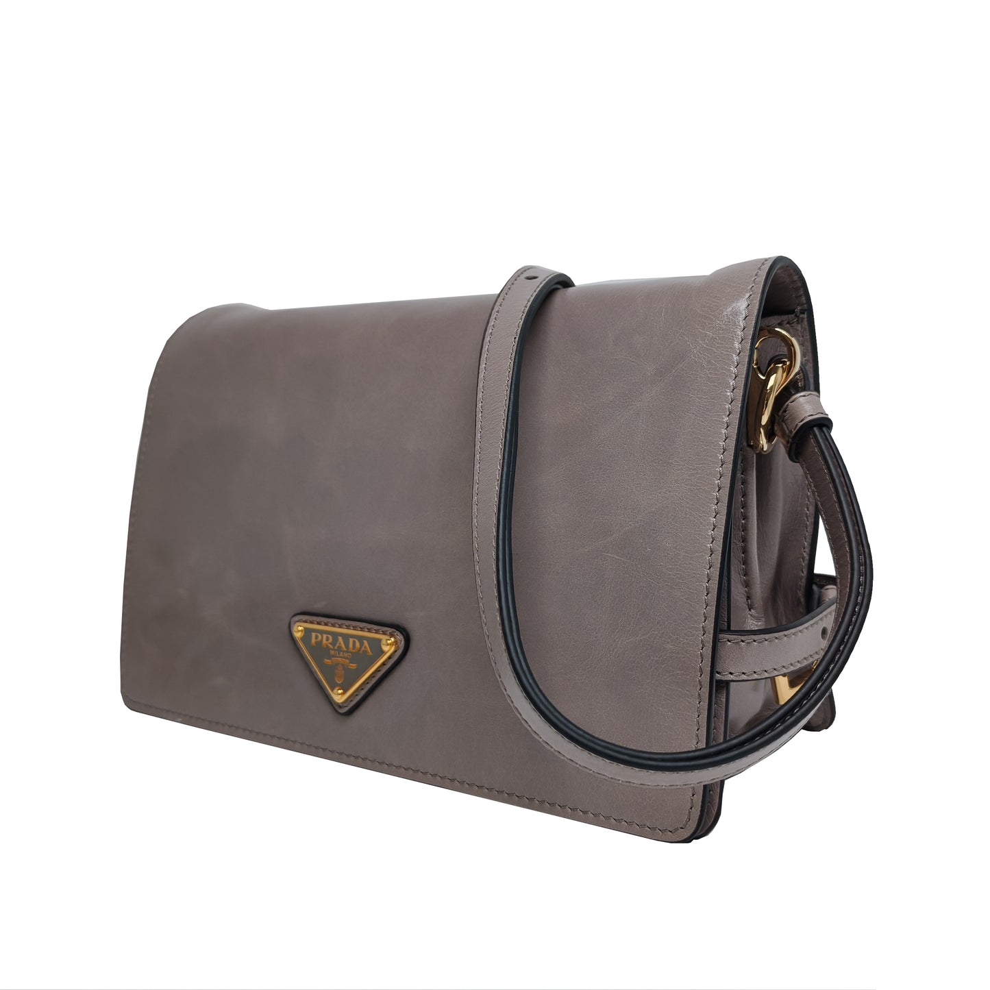 PRADA  Leather  Shoulder  Bag