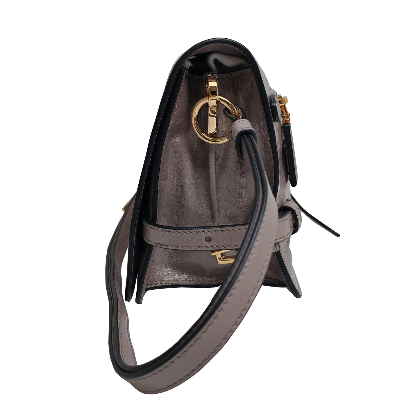 PRADA  Leather  Shoulder  Bag