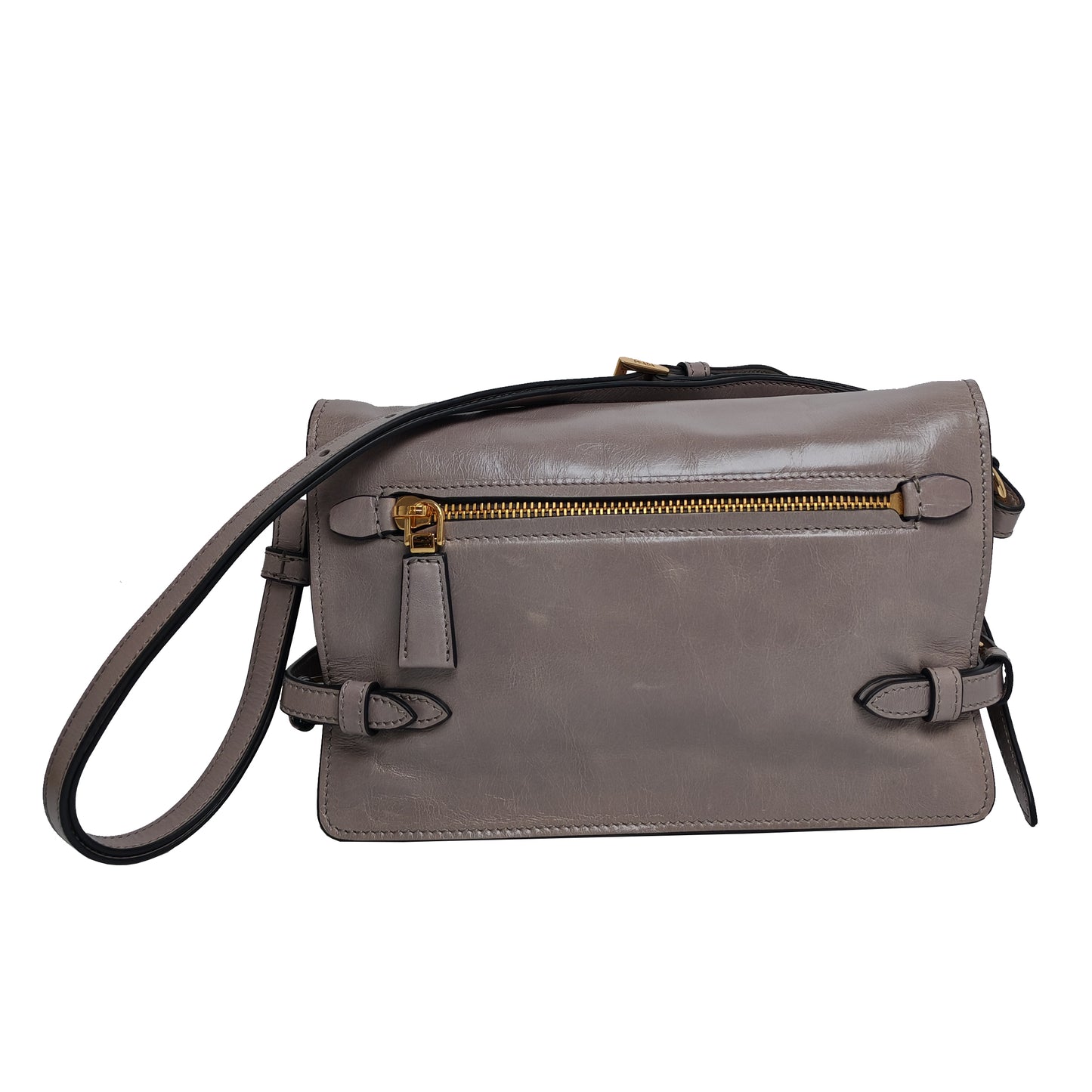 PRADA  Leather  Shoulder  Bag
