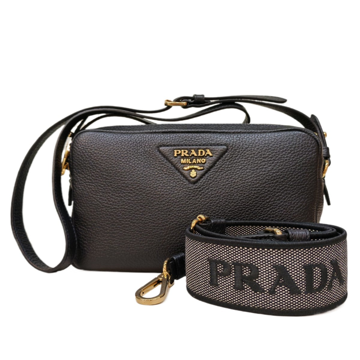PRADA Small Leather Shoulder Bag