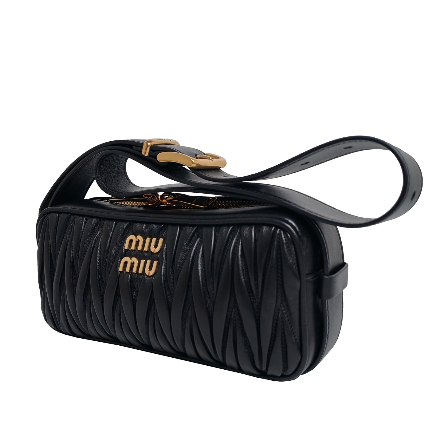 Miumiu Matelassé Nappa Leather Shoulder Bag