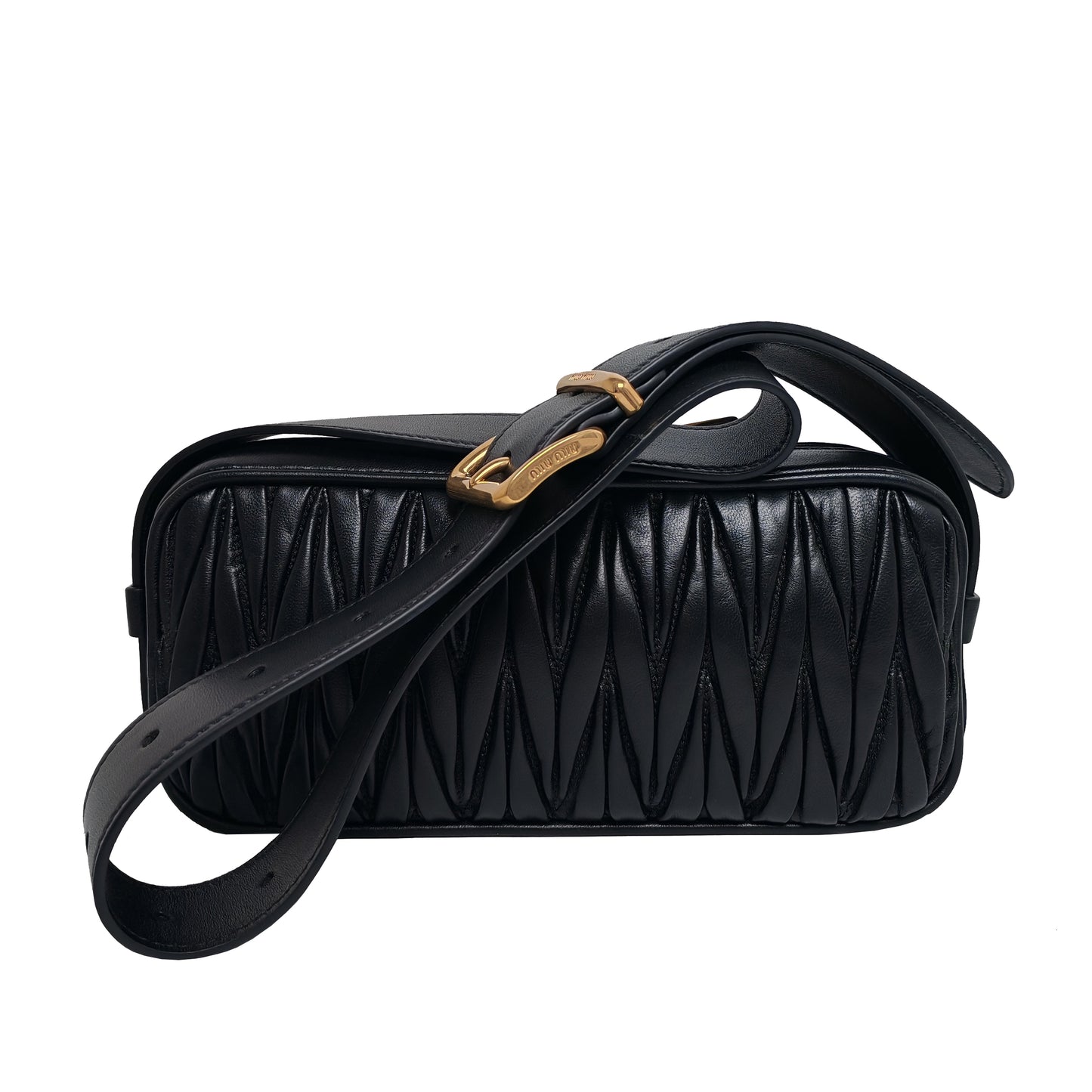 Miumiu Matelassé Nappa Leather Shoulder Bag