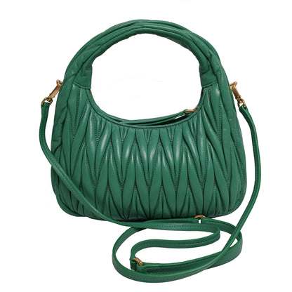 MIUMIU  WANDER MATELASSÉ NAPPA LEATHER HOBO BAG