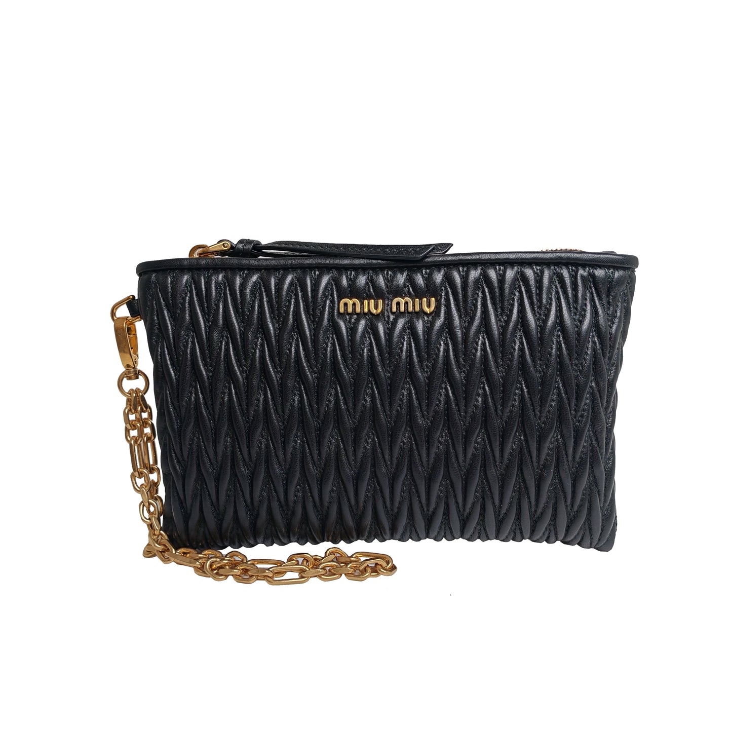MIUMIU Matelasse Nappa Wristlet