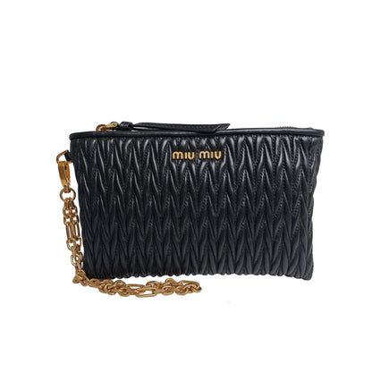 MIUMIU Matelasse Nappa Wristlet