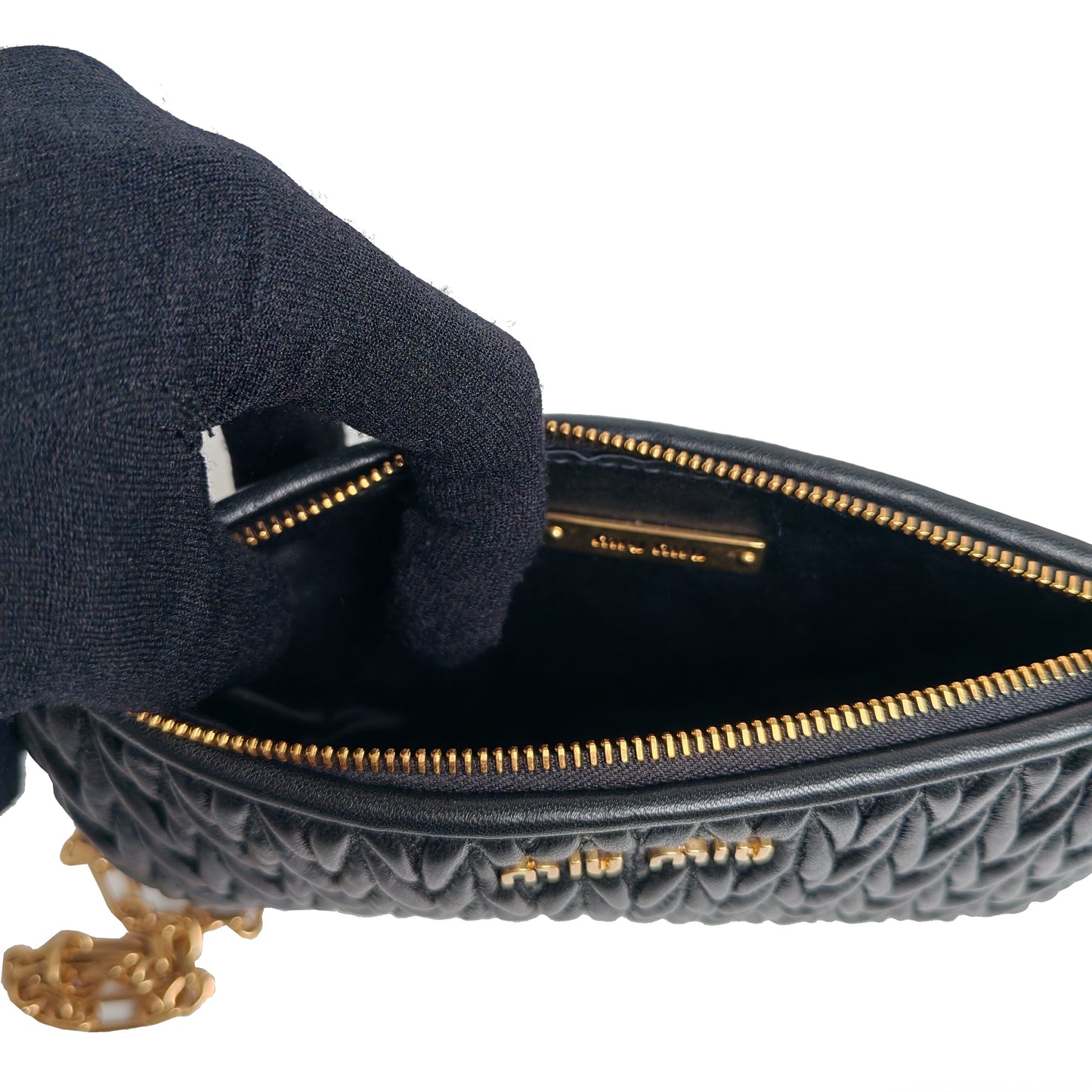 MIUMIU Matelasse Nappa Wristlet