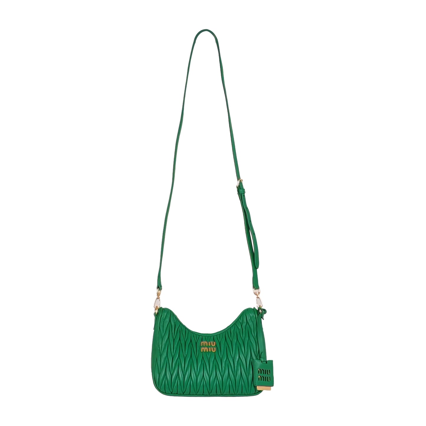 miumiu Matelassé nappa leather shoulder bag
