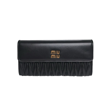 Miumiu Matelassé nappa Continental Wallet