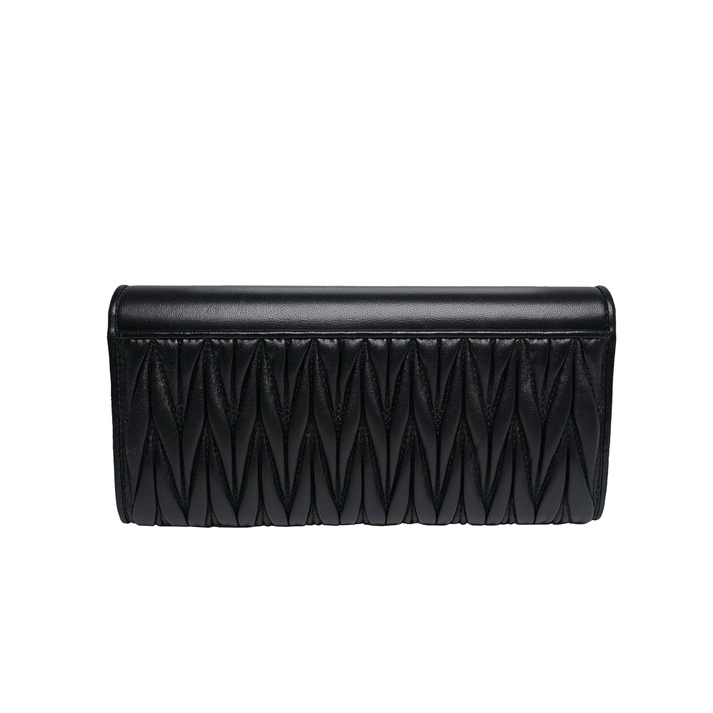 Miumiu Matelassé nappa Continental Wallet